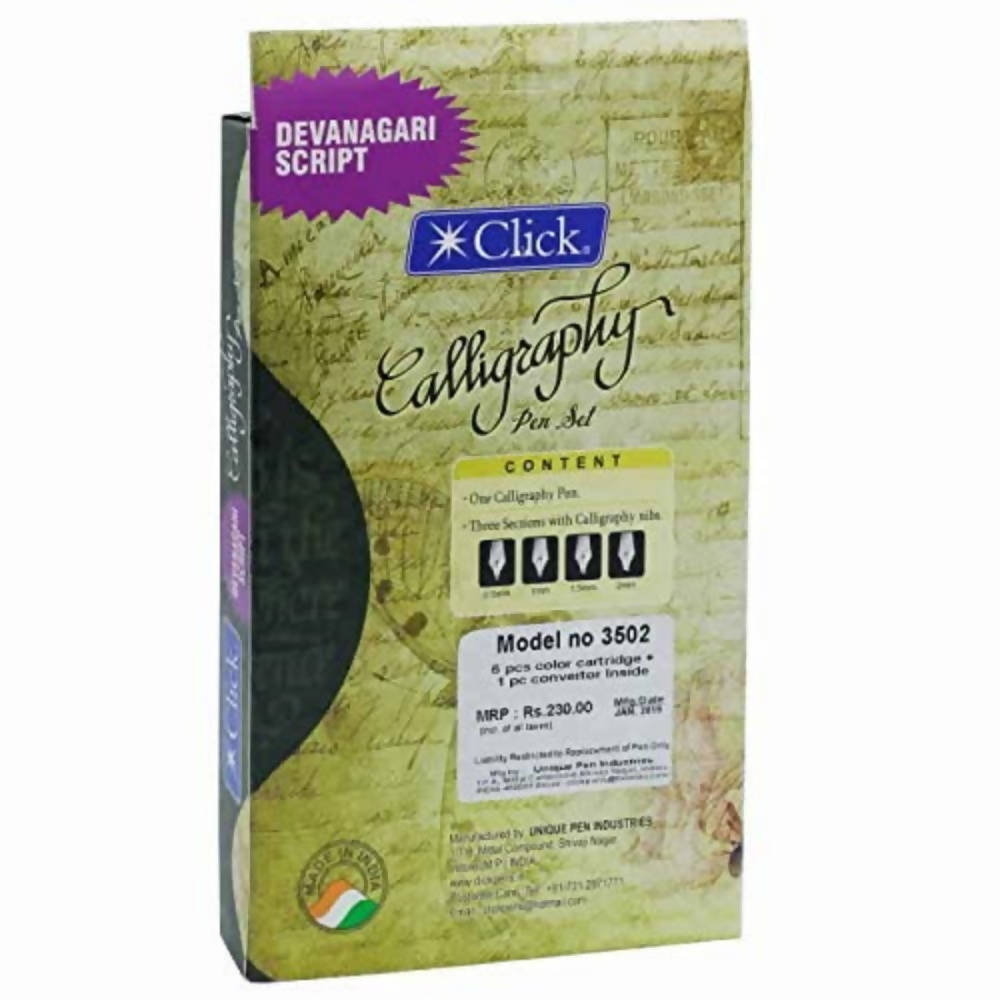 DEZINE Calligraphy Devanagari Script Pen Set Script