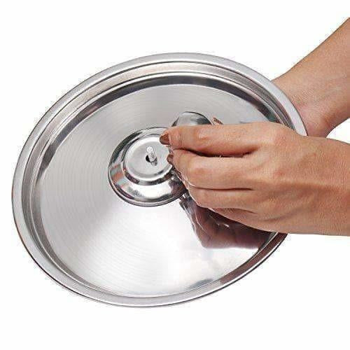 Kitchen Cooking Stainless Steel Gas Induction Cookware Set with Lid - 4 Pieces