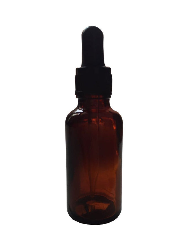 Nature's Tattva Amber Coloured Bottle with Glass Dropper, Brown Hover Image