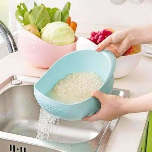 Plastic Drain Vegetable Fruit Basket