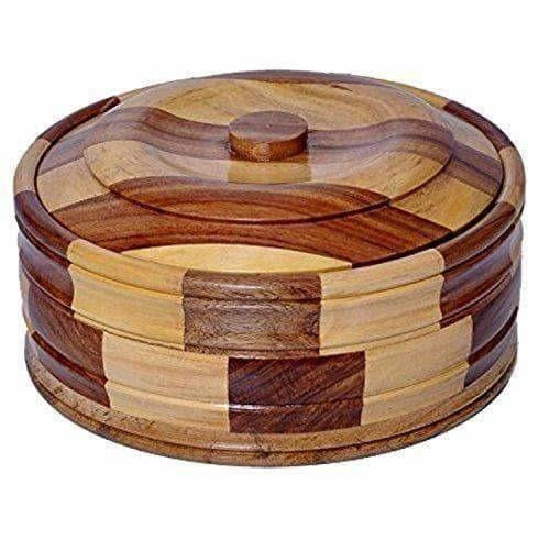 Brown Color - Wooden Casserole Hover Image