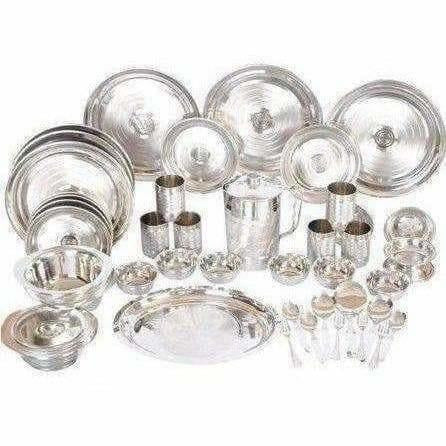 Stainless Steel Heavy 51 Pcs Dinner Set