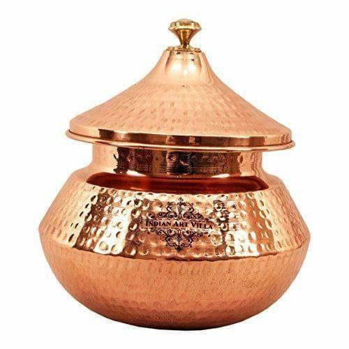 Steel Copper Punjabi Handi Bowl, Serve ware and Table ware Hover Image