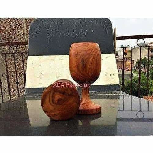Handmade Sheesham Wooden Glass
