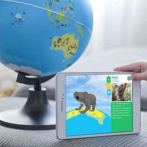 The Educational, Augmented Reality Based Globe for Kids, 4-10 Years