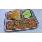 Stainless Steel 3 in 1 Plate with 3 Compartment - Set of 4