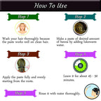 INDUS VALLEY 100% Organic Henna Hair Color (Soft Black)-100 g Pack of 1