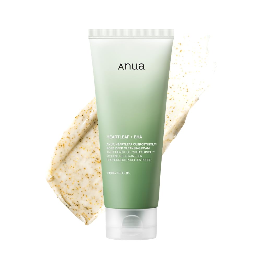 Anua Heartlef Quercetinol Pore Deep Cleansing Foam - Korean Skincare
