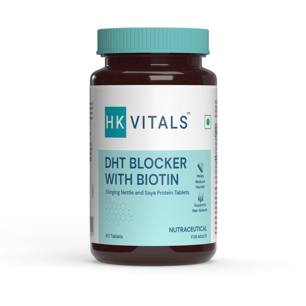 HK Vitals DHT Blocker With Biotin Tablets for Reduces Hair Fall, Stimulates Hair Growth