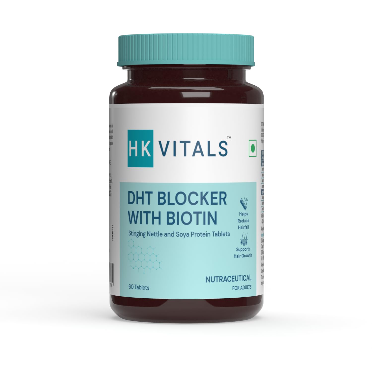 HK Vitals DHT Blocker With Biotin Tablets for Reduces Hair Fall, Stimulates Hair Growth