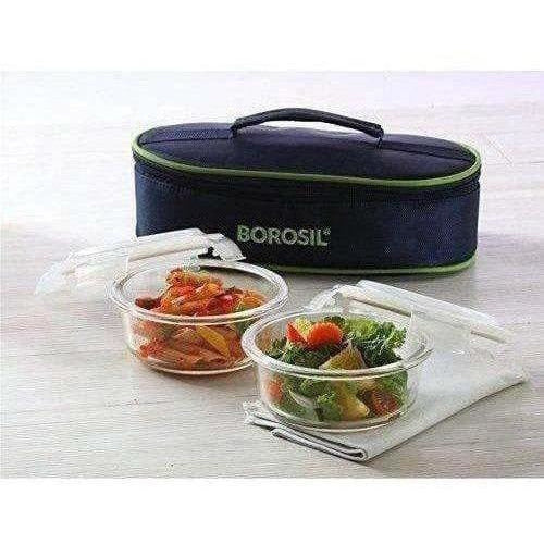 Glass Tiffin Set, 320ml, Set of 2
