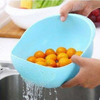Plastic Drain Vegetable Fruit Basket