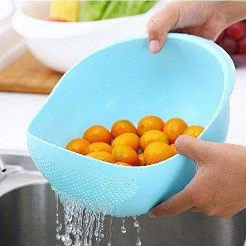 Plastic Drain Vegetable Fruit Basket