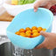 Plastic Drain Vegetable Fruit Basket