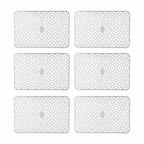 Plastic Anti-Slip Fridge Drawer Mat - Set of 6
