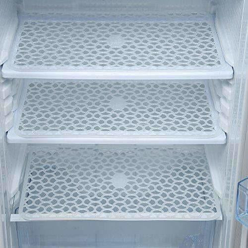Plastic Anti-Slip Fridge Drawer Mat - Set of 6