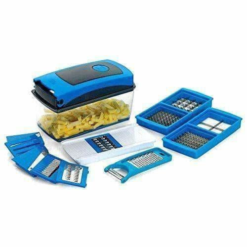 Blue Color - Premium Nicer vegetables and fruits Slicer Chippers and chopper Hover Image