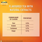 Tata Tea Teaveda Powder | Premium Assam Tea Leaves | Made With Goodness of Indian Herbals - Tulsi, Elaichi, Ginger & Brahmi