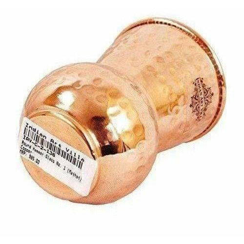 Copper Glass Tumbler, Drink ware & Serve ware -  Set Of 2