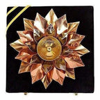 Copper Plated Lotus Design Diya