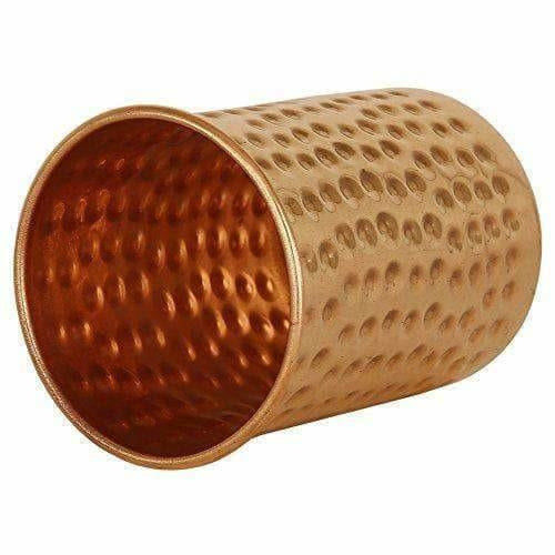 Pure Copper Glass Cup Volume 350ml - Set of 2