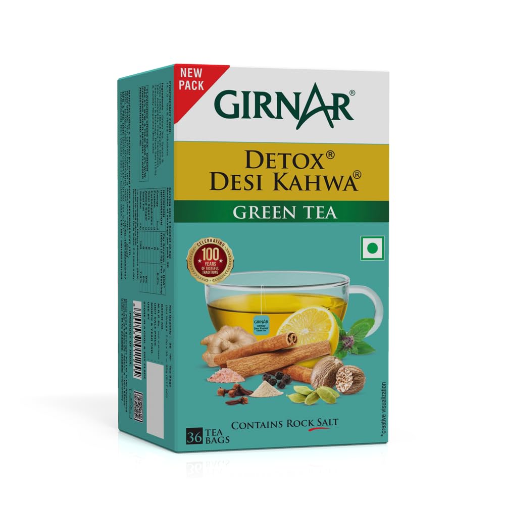Girnar Detox Green Tea - Desi Kahwa