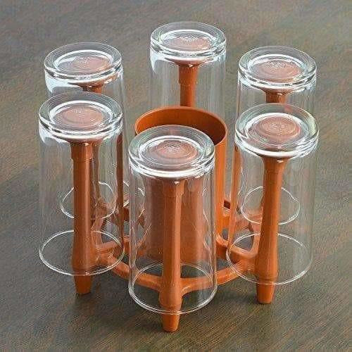 Plastic Glass and Spoon Holder Main Image