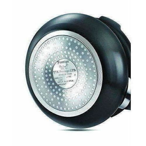 Induction Base Aluminum Pressure Cooker 2 Litres - Black Color Main Image