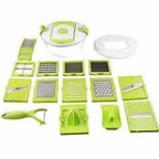 Plastic Fruit and Vegetable Cutter Set (15-Pieces)