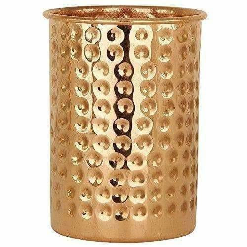 Pure Copper Glass Cup Volume 350ml - Set of 2