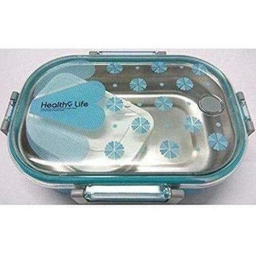Stainless Steel School Lunch Box with Transparent Lid