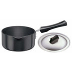 Hard Anodised Sauce Pan with Steel Lid