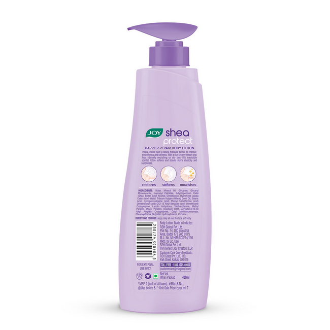 Joy Shea Protect Body Lotion For Barrier Repair WIth Ceramide & Shea Butter Main Image