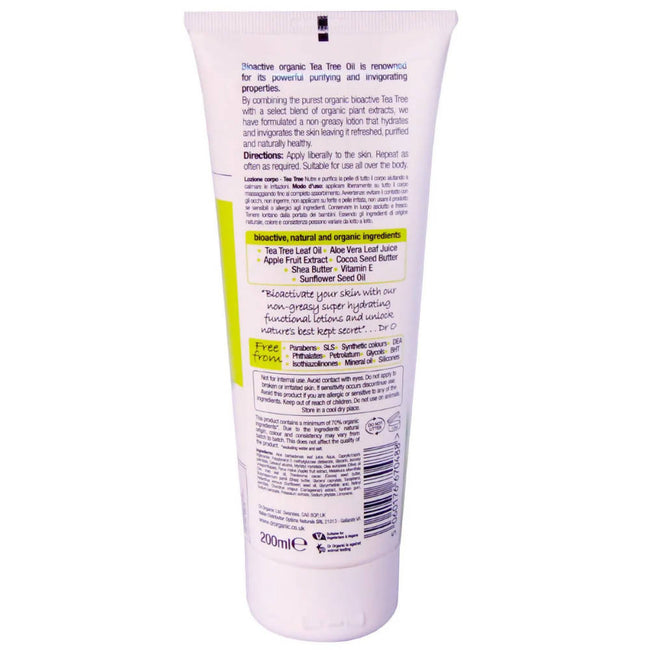 Dr.Organic Tea Tree Skin Lotion Main Image