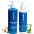 BeBodywise 1% Salicylic Acid Body Wash and 10% Niacinamide Body Lotion