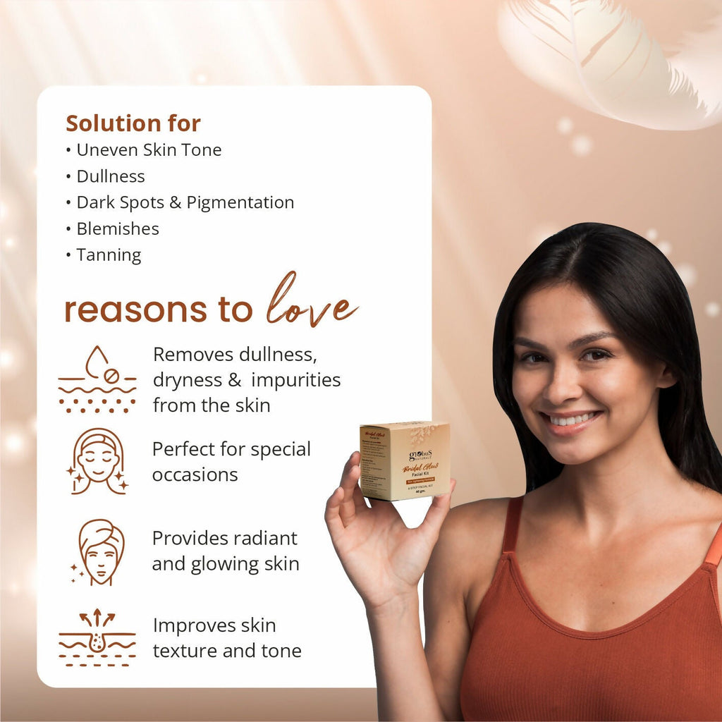 Globus Naturals Illuminating Bridal Glow 6 Step Facial Kit