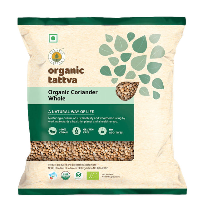 Organic Tattva Coriander Whole Hover Image