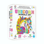 Sardar Ji Ki Dukan Ratna's Mandala Art Unicorn The Colouring Kit 20 Sheets With 12 Sketch Pens Inside