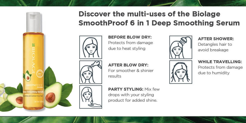 Matrix Biolage SmoothProof Deep Smoothing 6-in 1 Professional Hair Serum