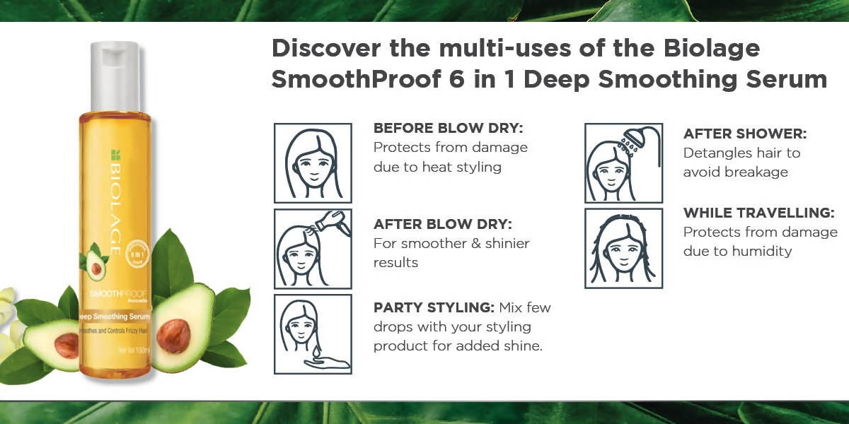 Matrix Biolage SmoothProof Deep Smoothing 6-in 1 Professional Hair Serum