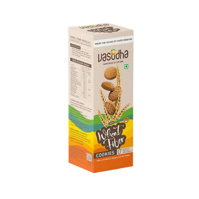 Vasudha Nurtured By Nature Wheat Fiber Cookies Hover Image