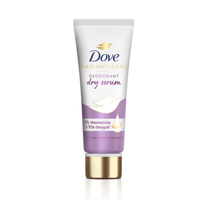 Dove Radiant + Care Deodorant Dry Serum with 3% Niacinamide & 10x Omega6 Hover Image