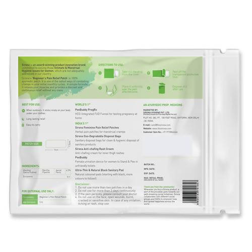 Sirona’s Beginner’s Hydrogel-Based Pain Relief Patch Main Image