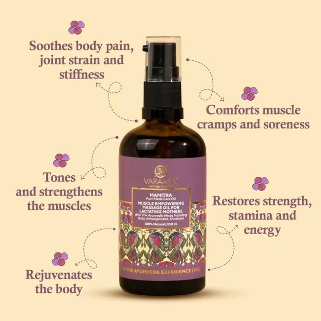 Varaasa Mamitra Post-Natal Care Massage Oil Main Image