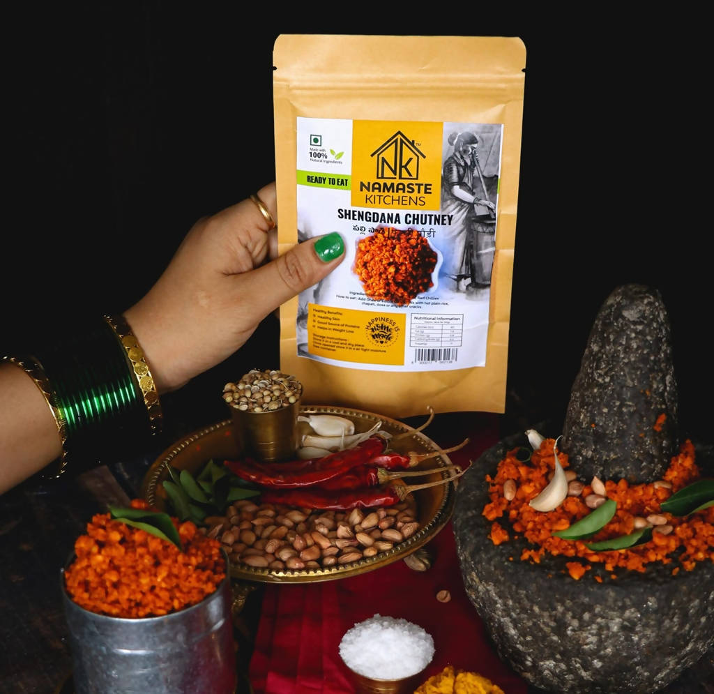 Namaste Kitchens Sholapur Shengdana Chutney