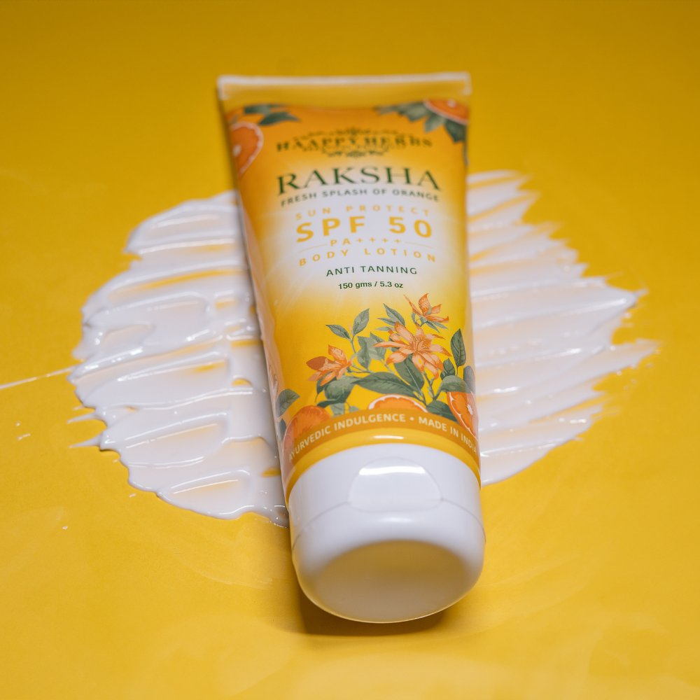 Haappyherbs Raksha Spf 50 Sun Protect Body Lotion