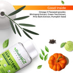 Health Veda Organics Advance Hair Vitamin with DHT Blocker & Biotin Capsules