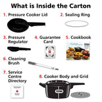 Hawkins Futura Hard Anodised Aluminium Induction Pressure Cooker (Inner Lid)