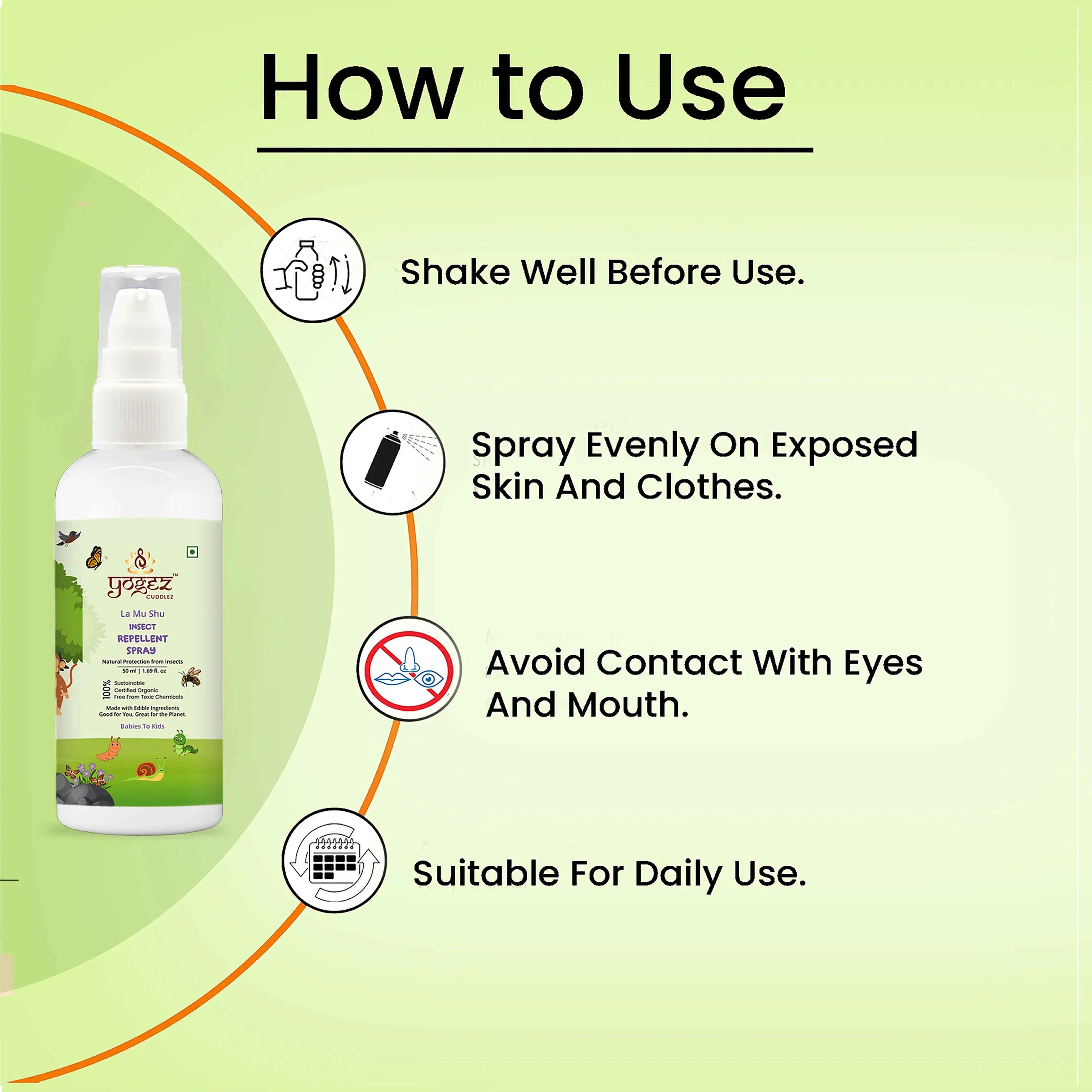 Yogez La Mu Shu Insect Repellent Spray