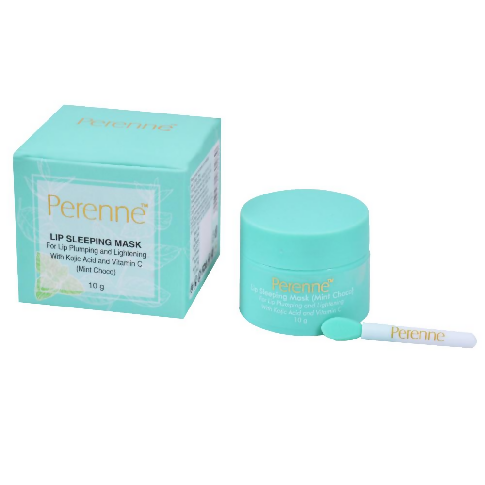 Perenne Lip Sleeping Mask With Kojic Acid & Vitamin C - Mint Choco